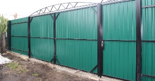 Купить ворота из профнастила Нововоронеж, цена от 4069 руб.